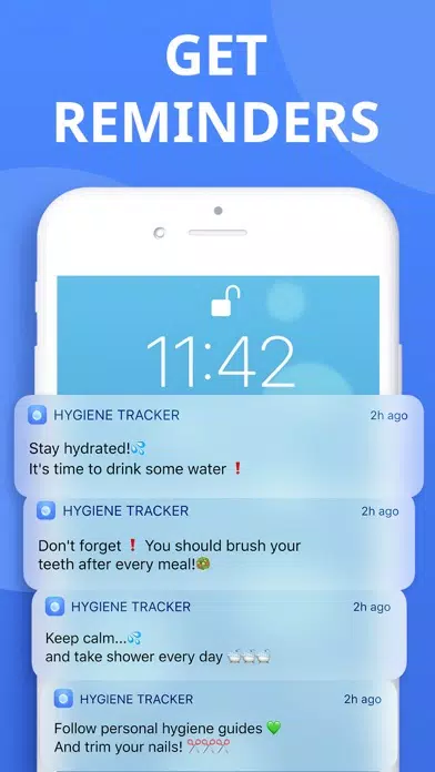 Hygiene Tracker Screenshots