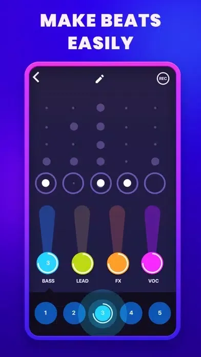 Capturas de tela do Loop Mixer