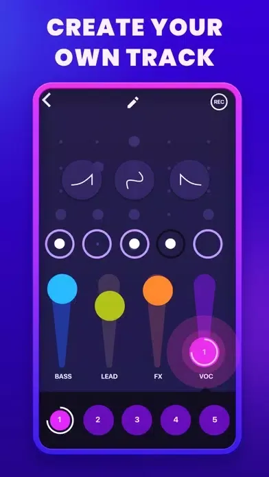 Capturas de tela do Loop Mixer