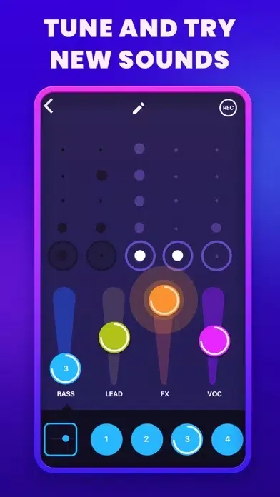Capturas de tela do Loop Mixer