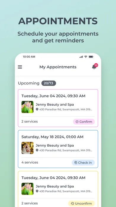 Booked by Aurora Screenshots