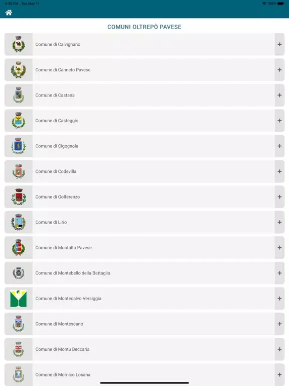 Скриншоты Visit OltrePò iPad 