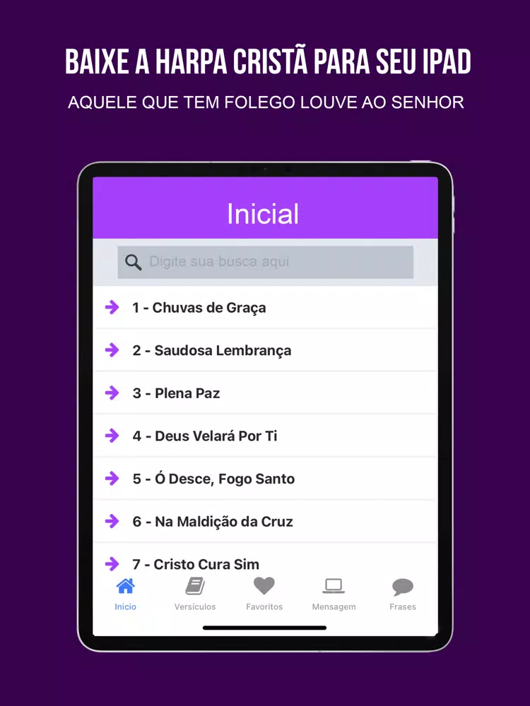 Harpa Crista Louvai ao Senhor iPad  Screenshots