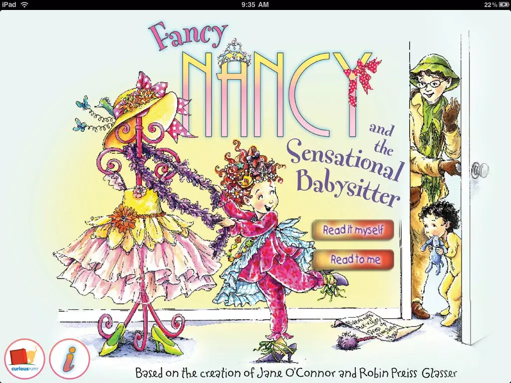 Capturas de pantalla de Fancy Nancy and the Sensational Babysitter iPad 
