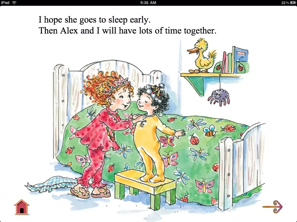 Capturas de pantalla de Fancy Nancy and the Sensational Babysitter iPad 