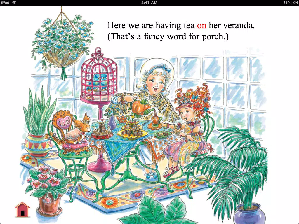 Screenshot di Fancy Nancy and the Late, Late, LATE Night iPad 
