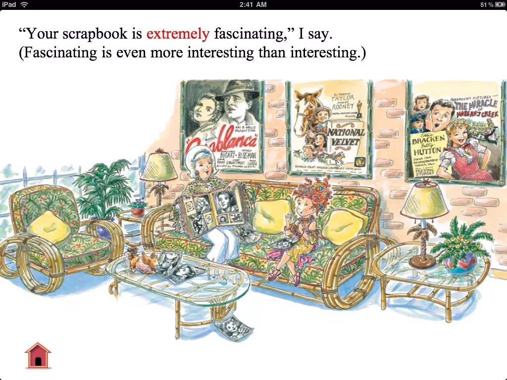 Fancy Nancy and the Late, Late, LATE Night iPad  Screenshots