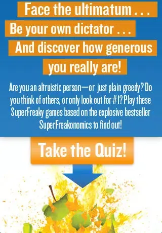 SuperFreakonomics: Are You Greedy?应用截图