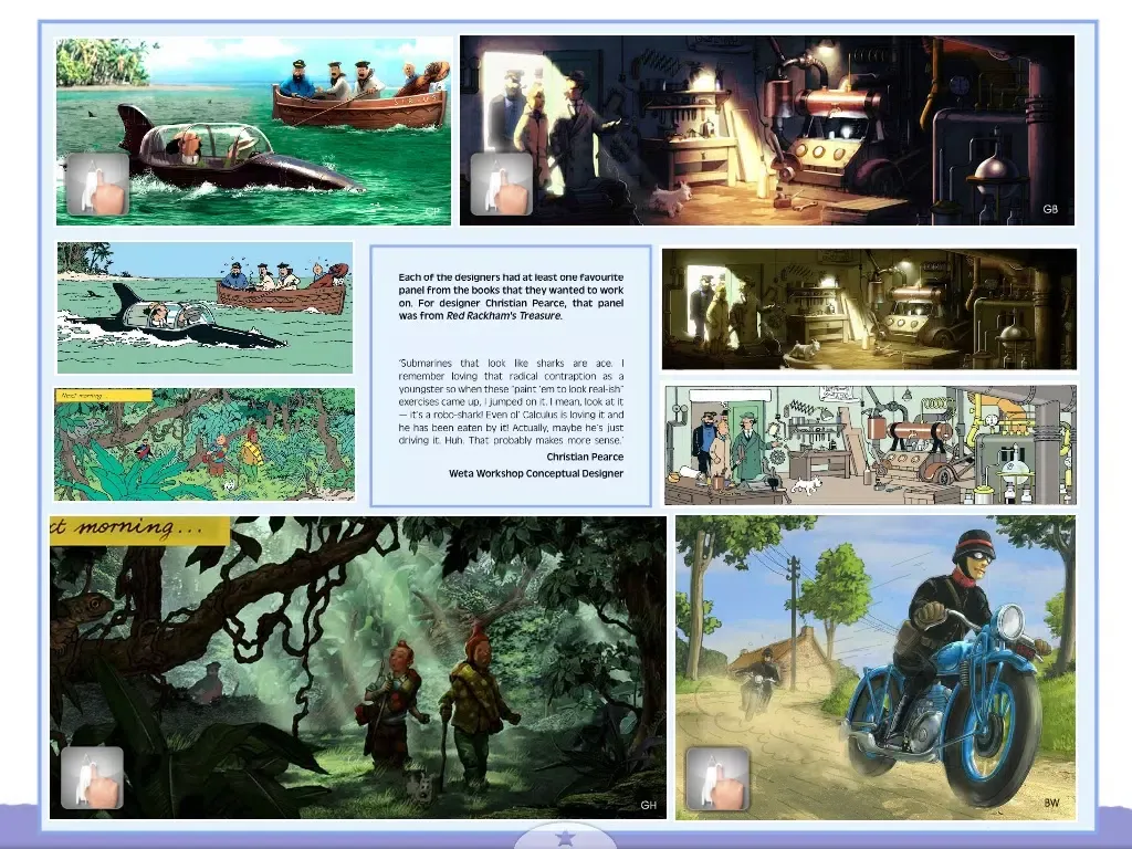 تصاویر The Art of the Adventures of Tintin iPad 