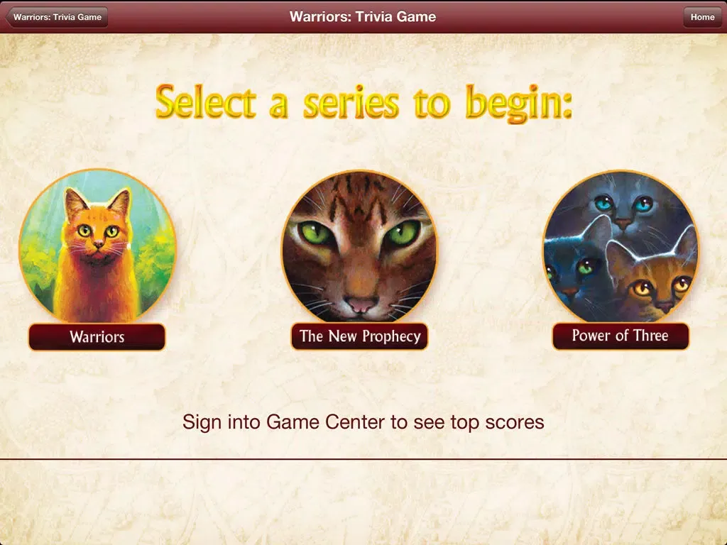 ภาพหน้าจอของ Warriors iPad 