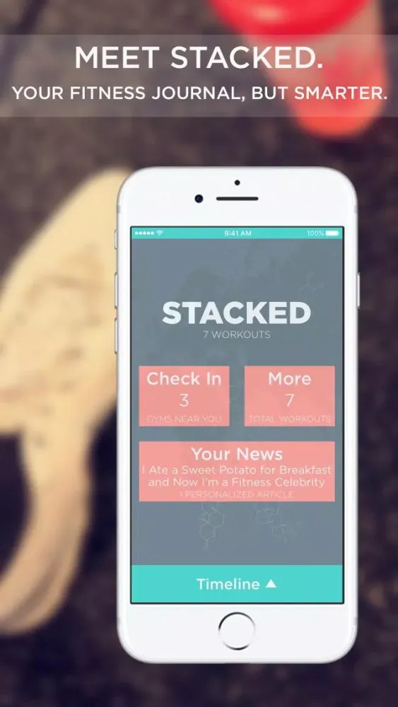 Stacked.ai - Intelligent Workout Journal 스크린샷