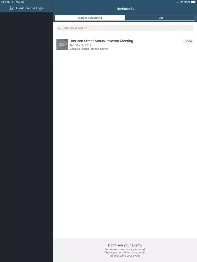 Harrison Street iPad 應用截圖