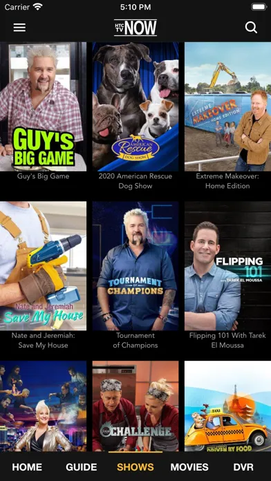 Скриншоты HTC TV NOW