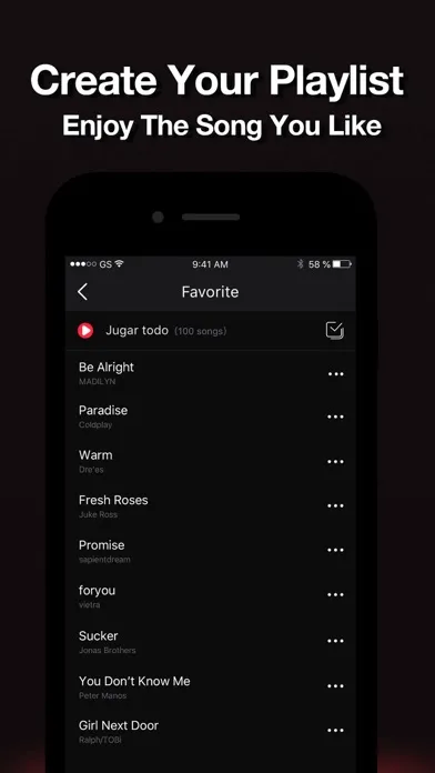 Capturas de pantalla de ElfSounds - Music Player
