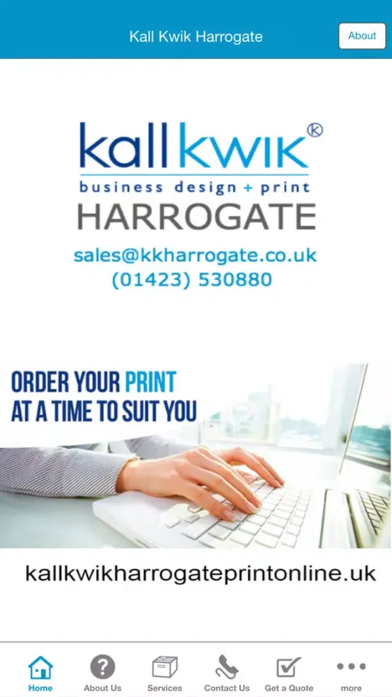 Ảnh chụp màn hình của Kall Kwik Harrogate