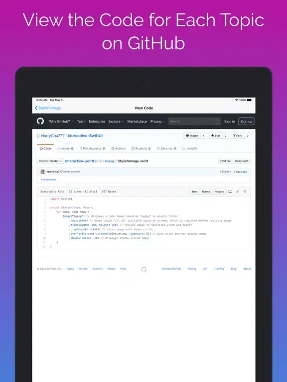 Capturas de pantalla de Design UI by Coding - Tutorial iPad 