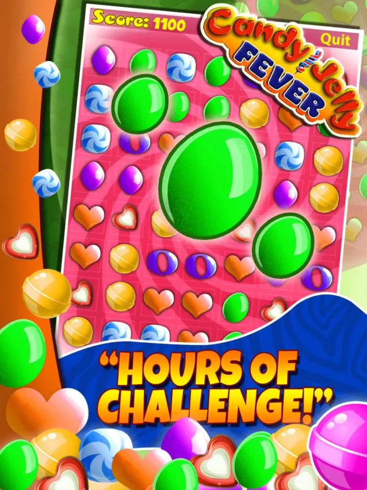 ภาพหน้าจอของ Candy Jelly Fever iPad 