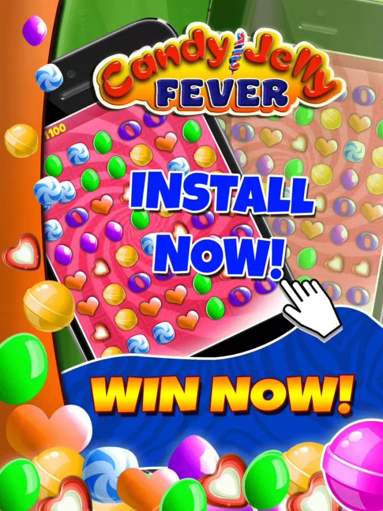 ภาพหน้าจอของ Candy Jelly Fever iPad 
