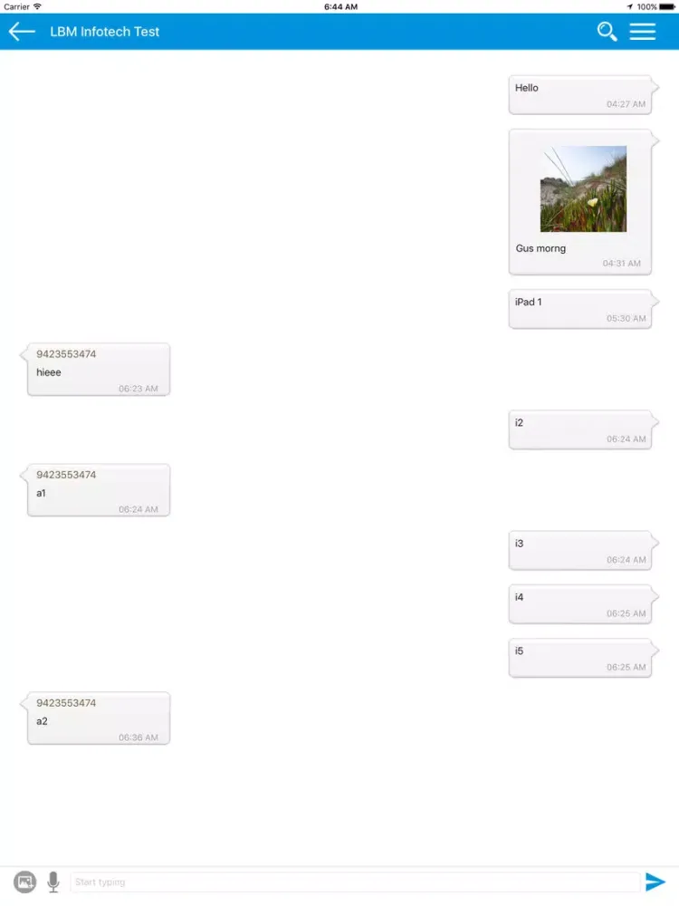 Tangkapan layar HCPL iPad 
