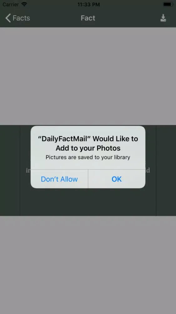 Tangkapan skrin Daily Fact Mail