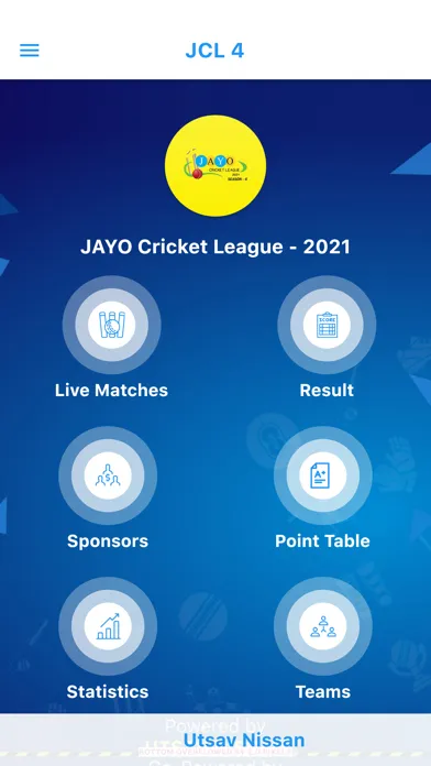 Capturas de tela do Jayo Cricket League