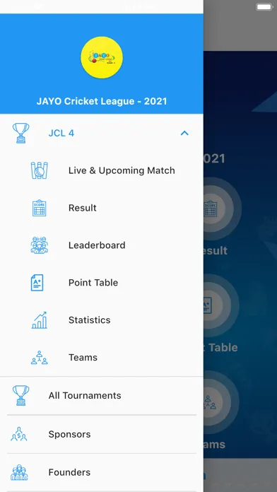 Capturas de tela do Jayo Cricket League