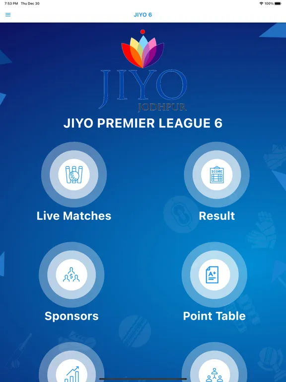 Tangkapan skrin JPL Jiyo Jodhpur iPad 