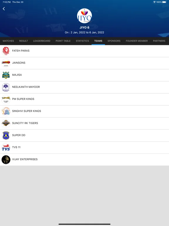 Tangkapan skrin JPL Jiyo Jodhpur iPad 