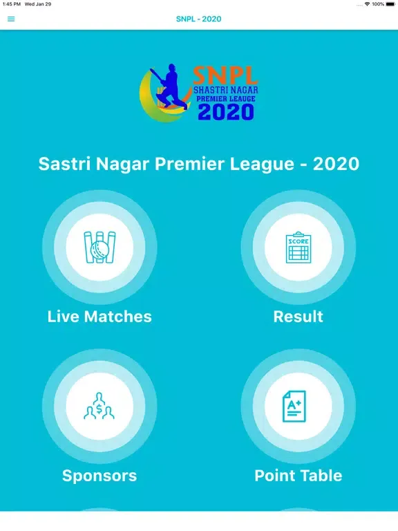SNPL Shastri Nagar Pre. League iPad Screenshots