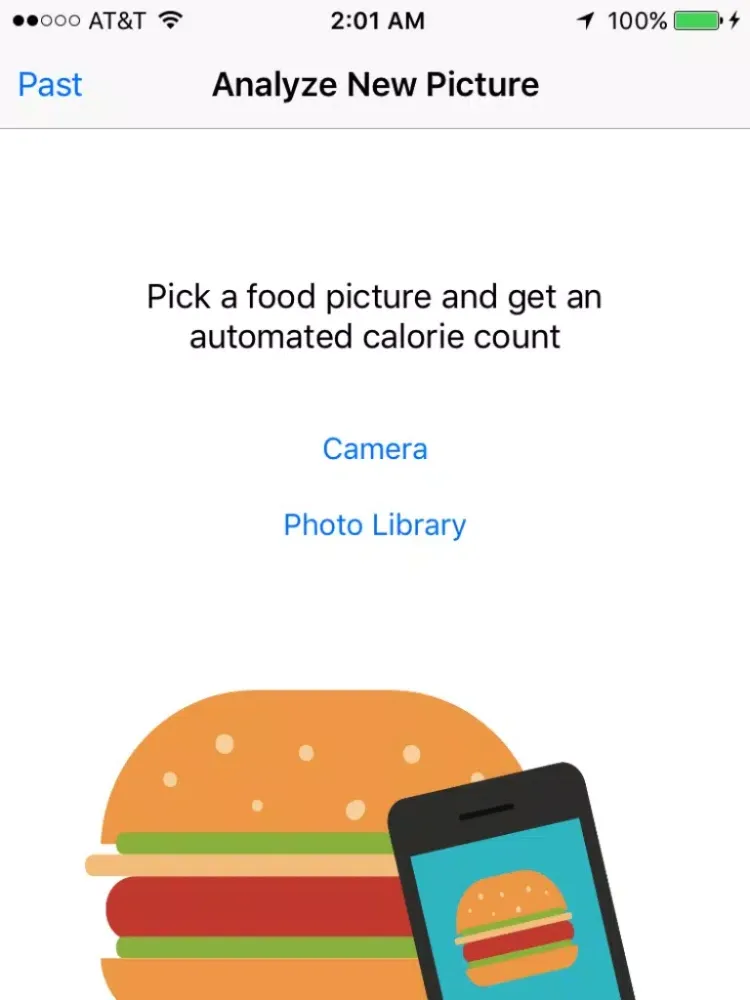 Tangkapan skrin Food Calorie Counter - Automatically guess the calorie count in your food iPad 