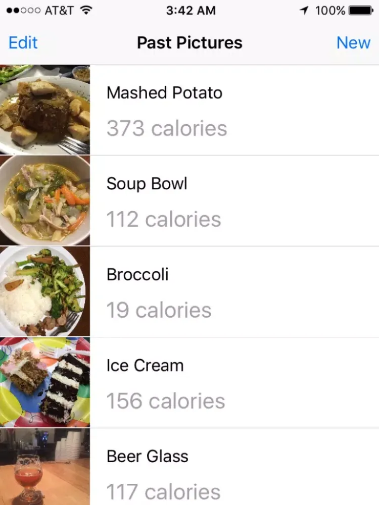 Tangkapan skrin Food Calorie Counter - Automatically guess the calorie count in your food iPad 