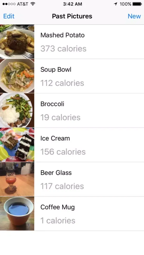 Tangkapan skrin Food Calorie Counter - Automatically guess the calorie count in your food