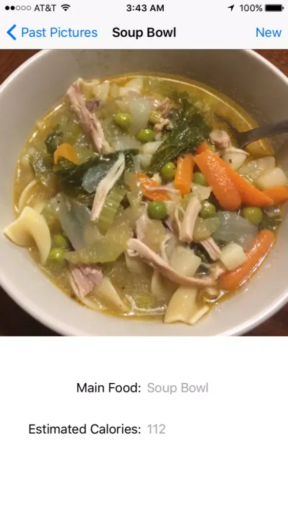 Tangkapan skrin Food Calorie Counter - Automatically guess the calorie count in your food