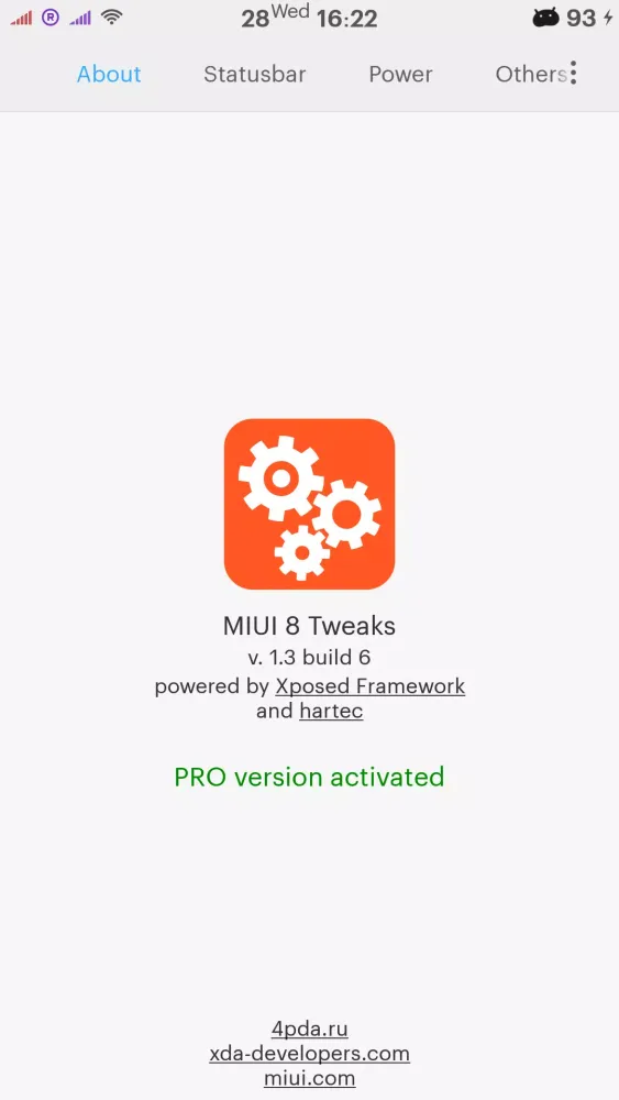 MIUI 8 Tweaks 스크린샷