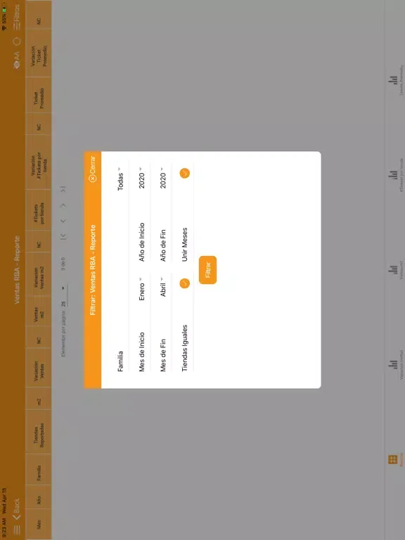 RBA Móvil iPad  스크린샷