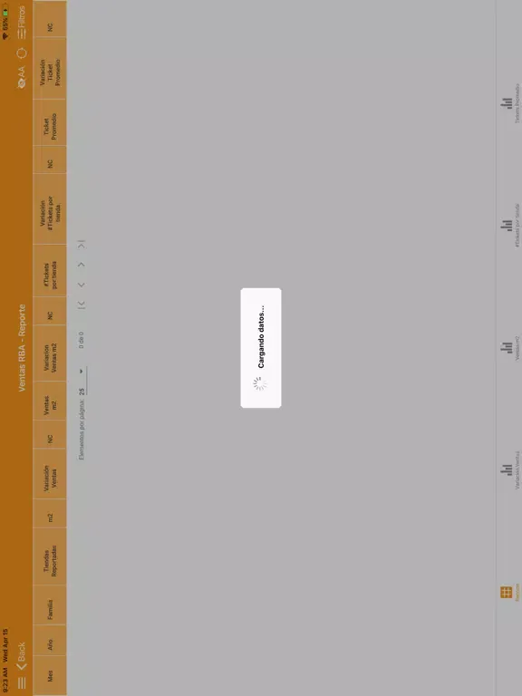 RBA Móvil iPad  스크린샷