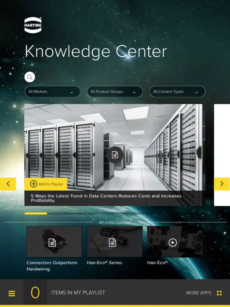 HARTING - Knowledge Center iPad 應用截圖