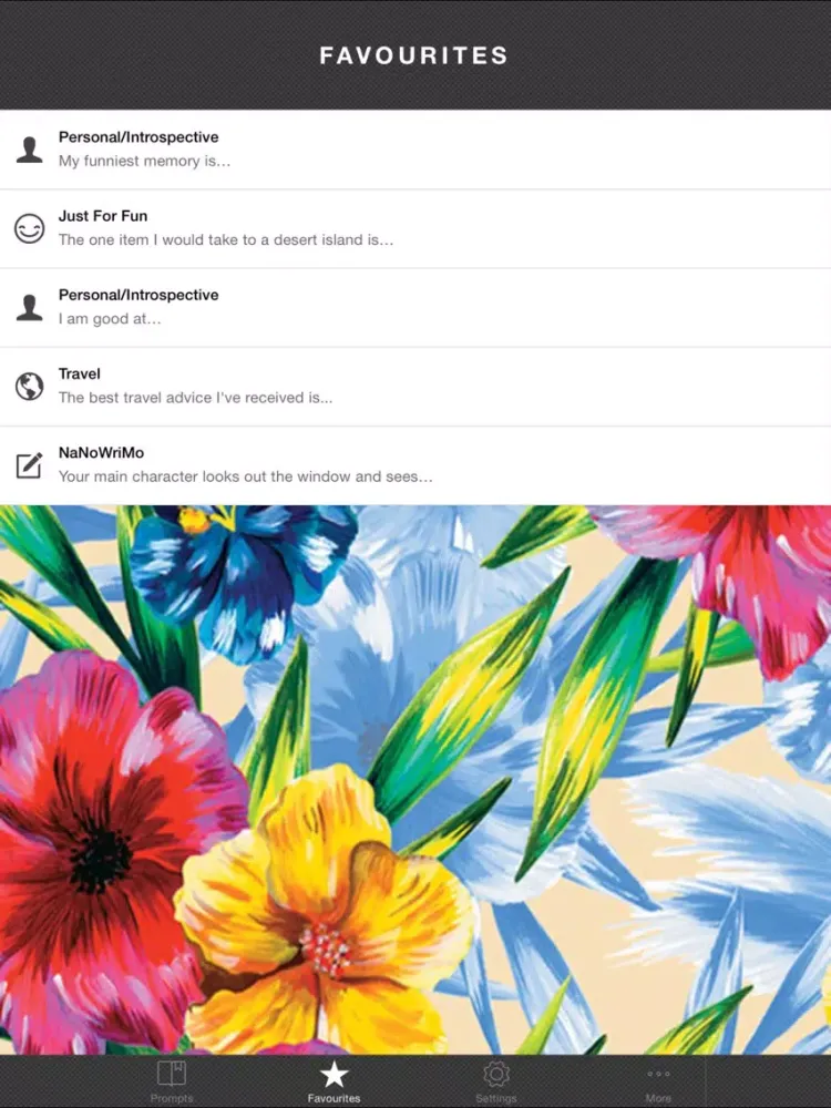 تصاویر Paperblanks® Journal Prompts iPad 