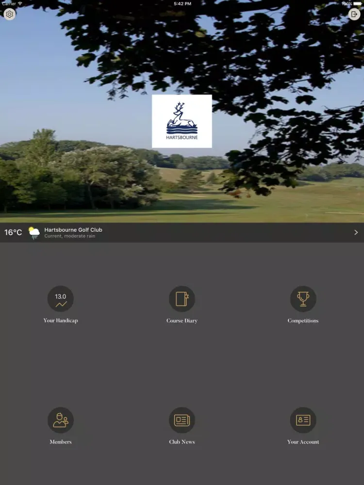 Ảnh chụp màn hình của Hartsbourne Golf Club iPad 
