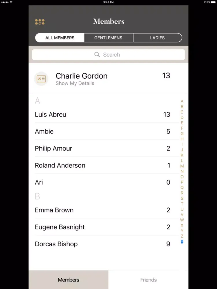 Ảnh chụp màn hình của Hartsbourne Golf Club iPad 