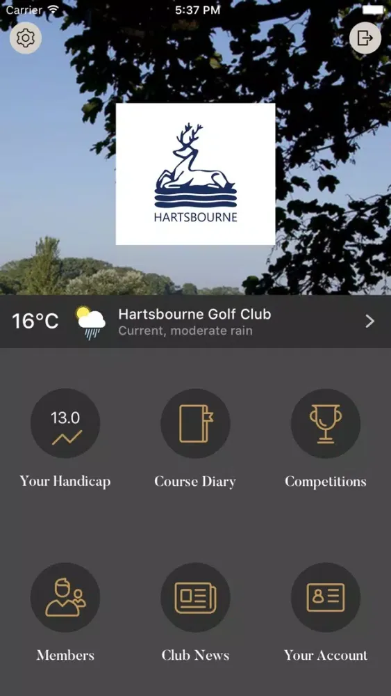 Ảnh chụp màn hình của Hartsbourne Golf Club