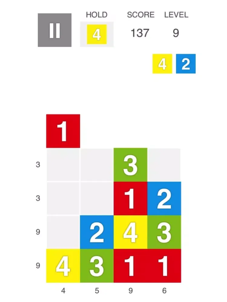 XTRIS - テントリス [ 新感覚な計算パズルゲーム ] iPad  Screenshots