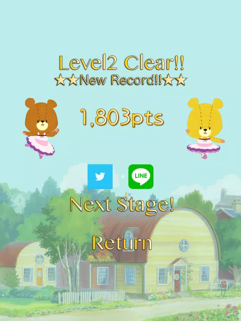 Capturas de tela do Connect! LuLuLolo -Tiny Twin Bears Puzzle- iPad 