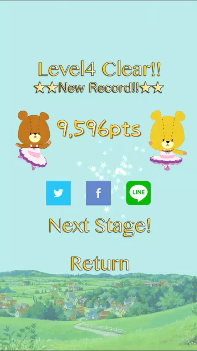 Capturas de tela do Connect! LuLuLolo -Tiny Twin Bears Puzzle-