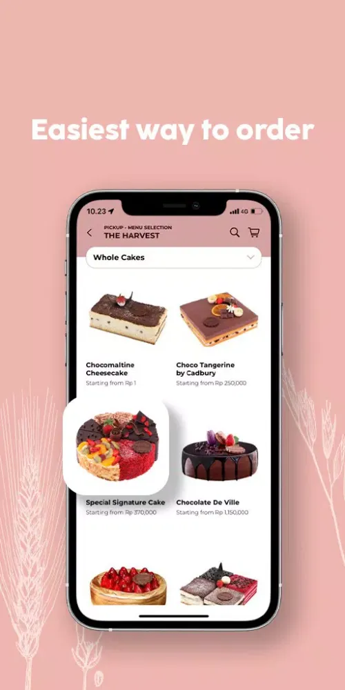 Ảnh chụp màn hình của The Harvest Cakes