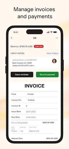 Zrzuty ekranu Harvest: Track Time & Invoice