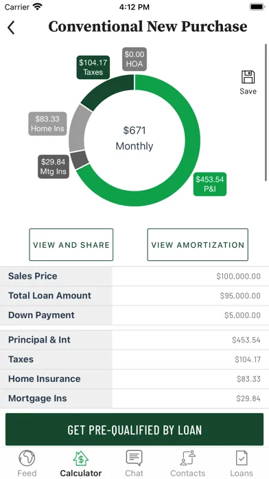 Скриншоты HarvestersCU Mortgage Mobile