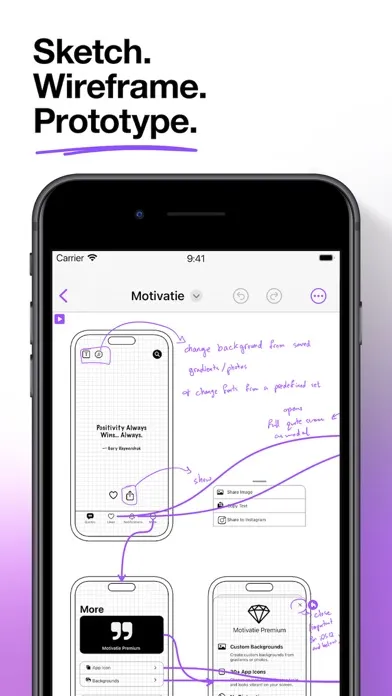Captures d'écran de Mockup - UI & UX