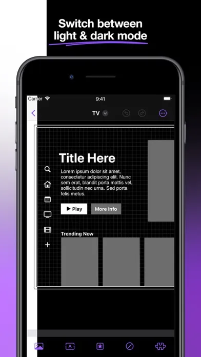 Captures d'écran de Mockup - UI & UX