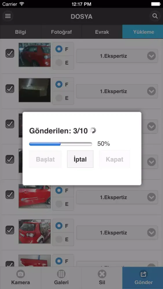 Hasar Foto - Groupama Ekran Görüntüleri